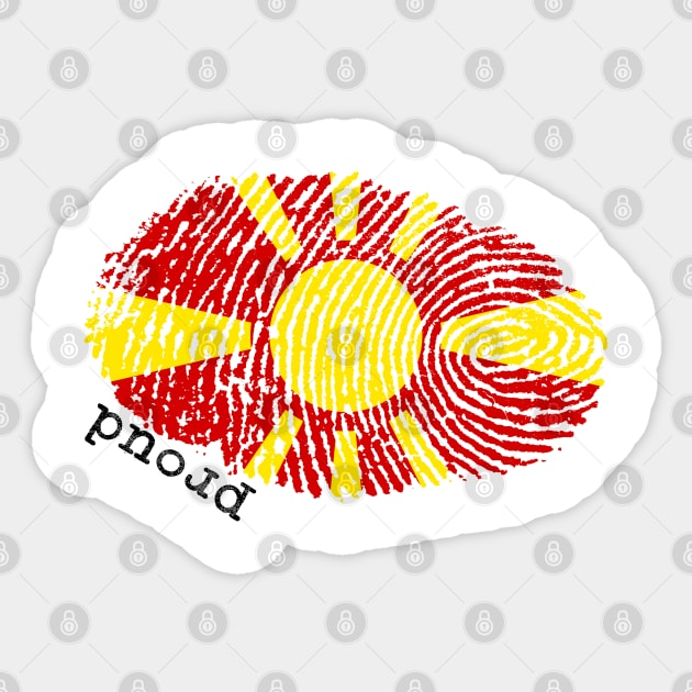 Macedonia flag Sticker by Shopx